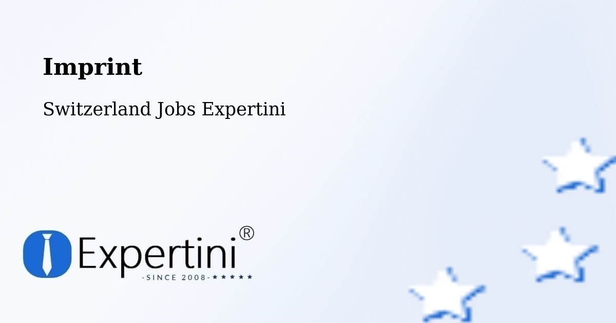 Imprint – Sirnach - Switzerland Jobs Expertini